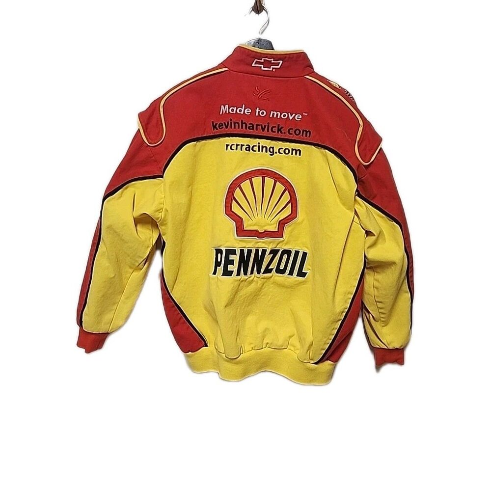 Kevin Harvick #29 Penzoil Shell Coat Jacket Size XL Chase Authentic Drivers Line - Picture 16 of 16